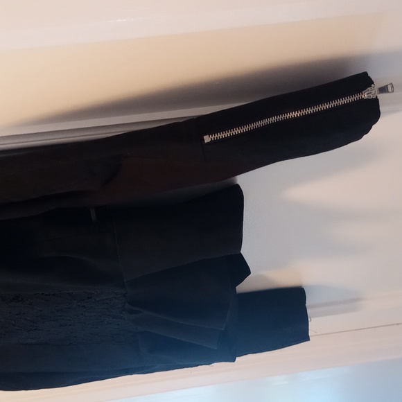 Bebe 😍 Black Blazer , Lace, Chic - Picture 7 of 11